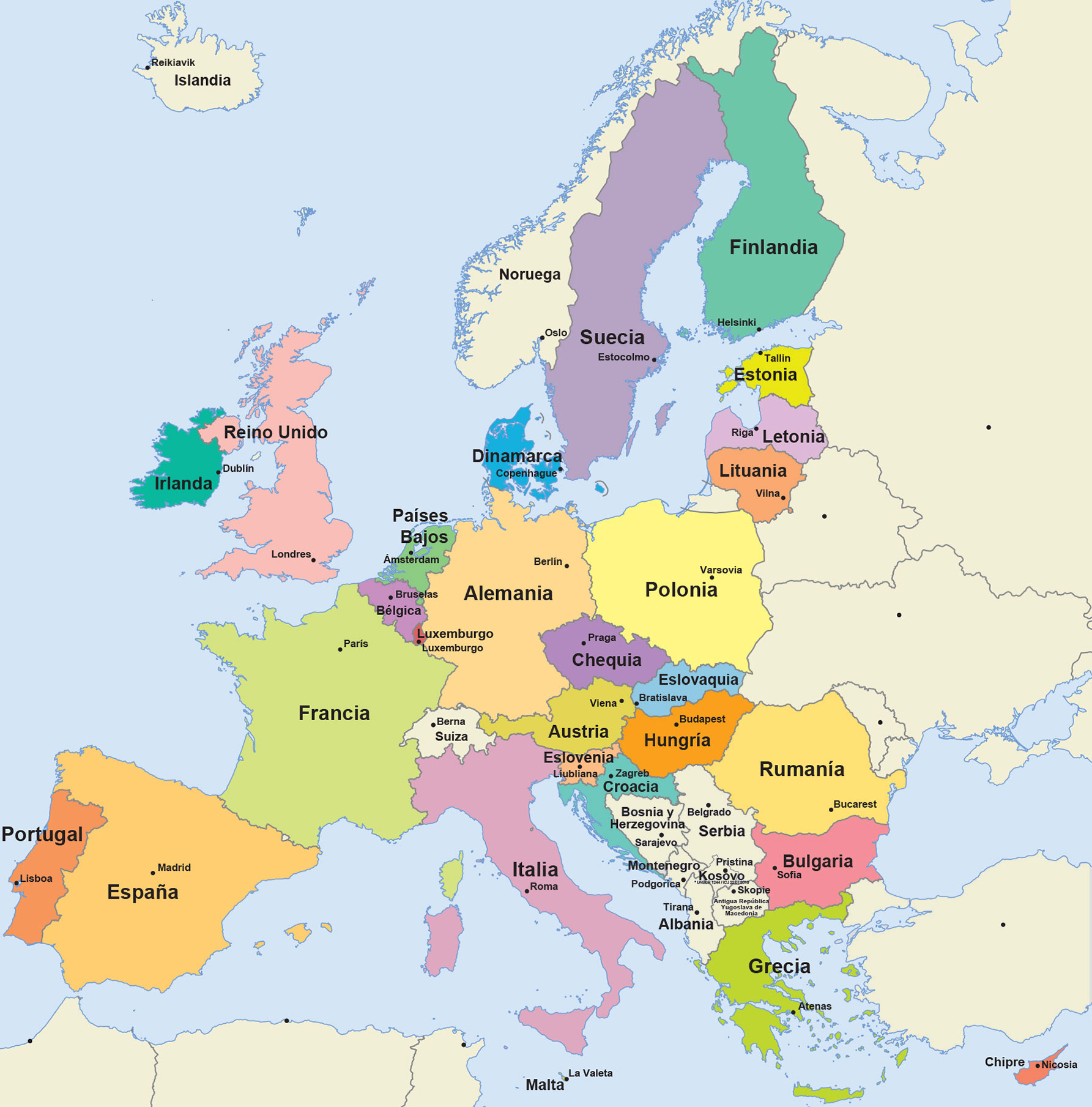 european-map es