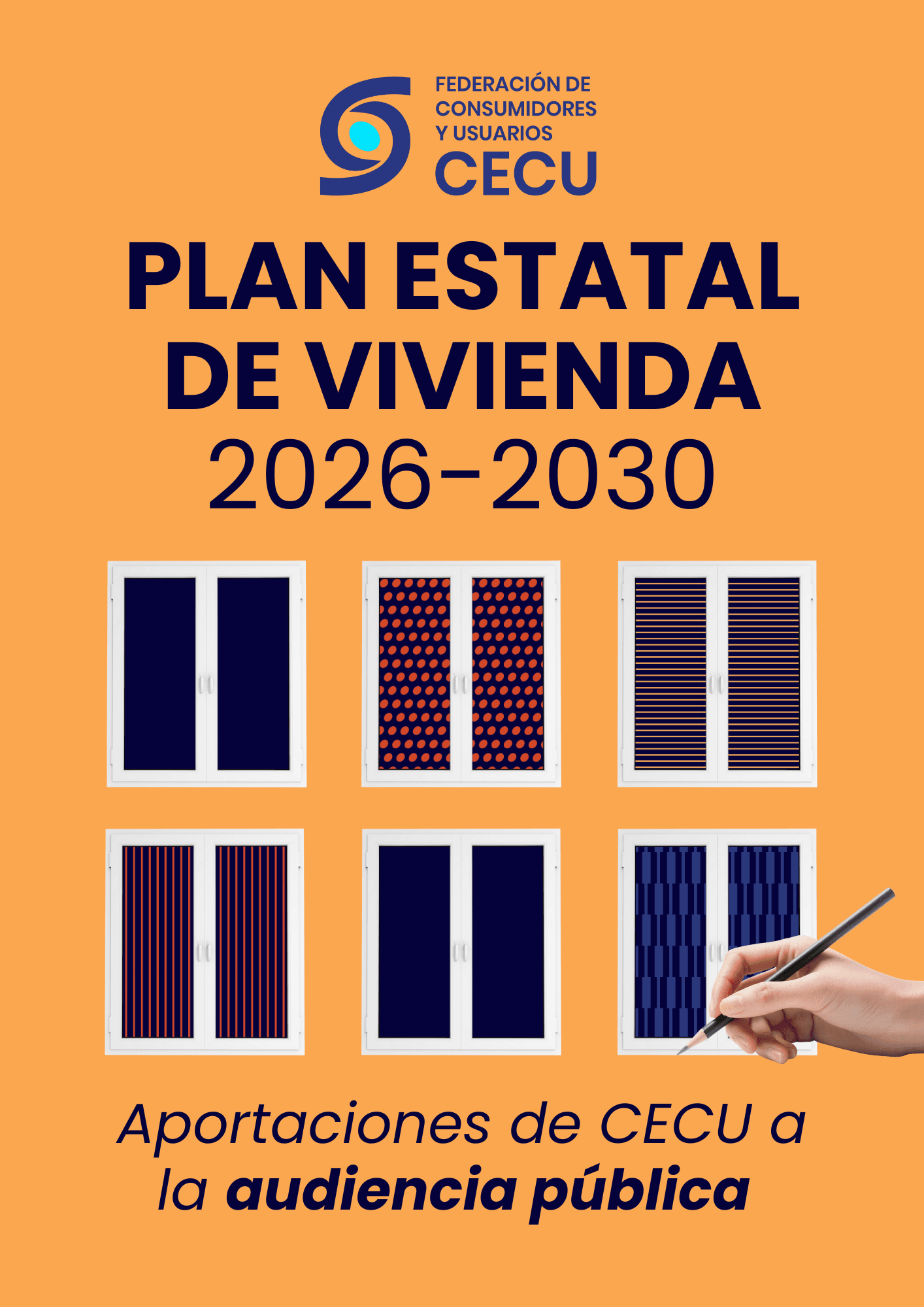 Demandas de CECU para el Plan Estatal de Vivienda 2026-2030 - CECU