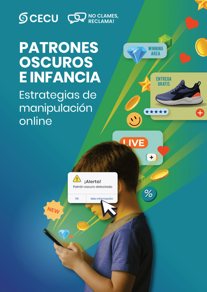 Patrones oscuros e infancia: estrategias de manipulación online