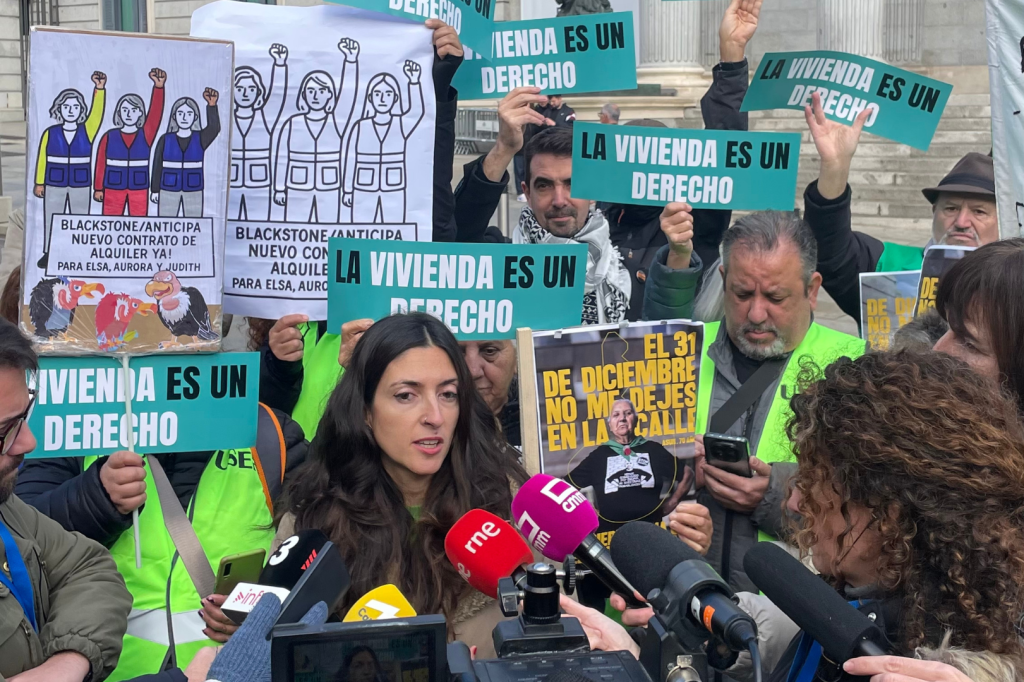 Ni un desahucio más Ni una familia sin derecho a la vivienda