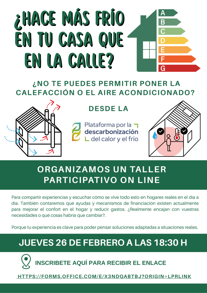 Taller participativo (2) | ¿Hace más frío en tu casa que en la calle?