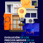 Evolución de los precios medios de la electricidad y el gas en el sector doméstico