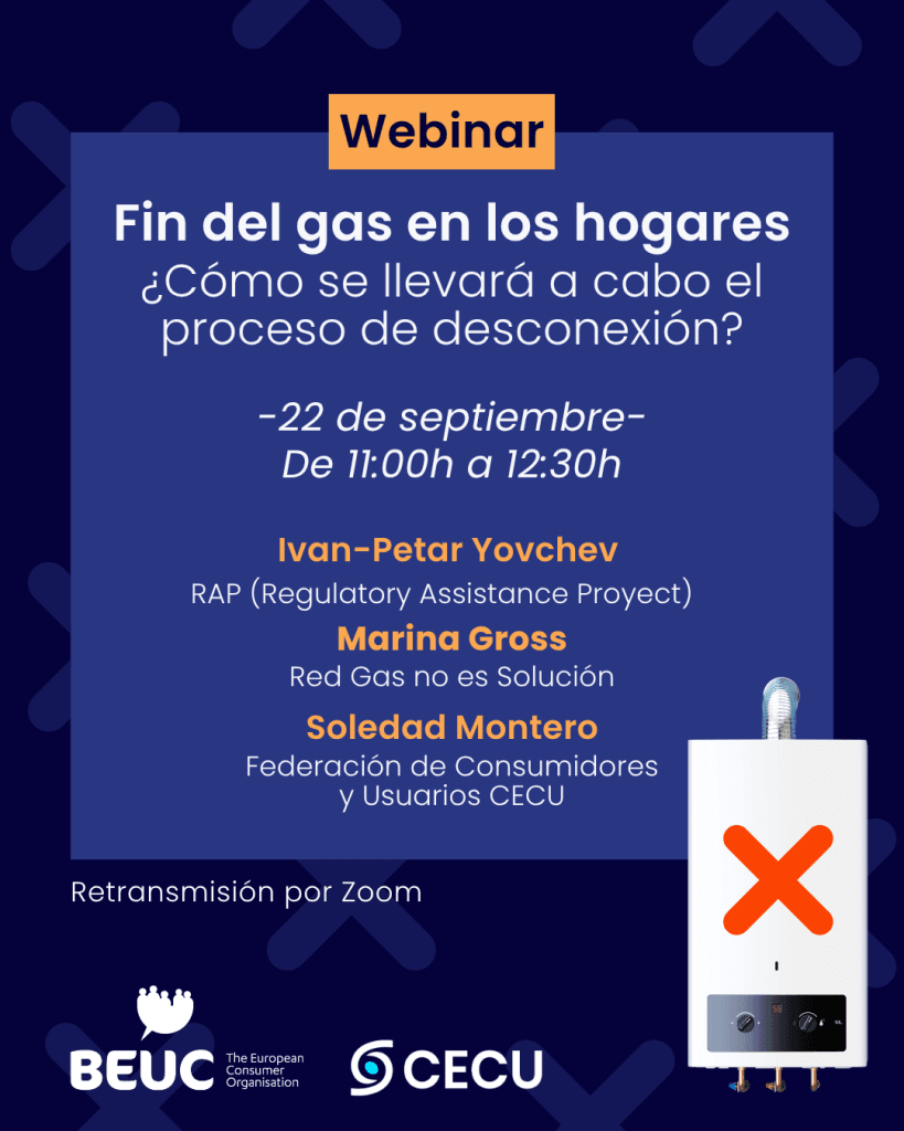 WEBINAR | Fin del gas en los hogares. ¿Cómo se llevará a cabo el proceso de desconexión?
